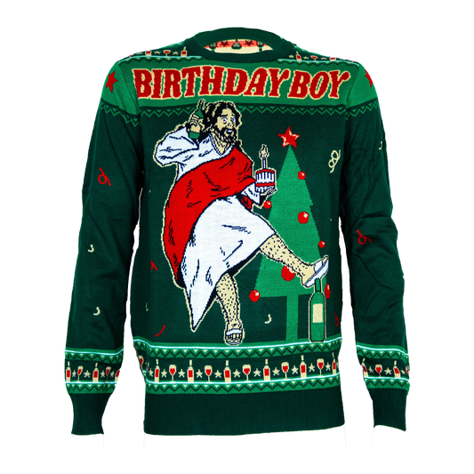 Pull de Noël laid Jezus Birthdayboy