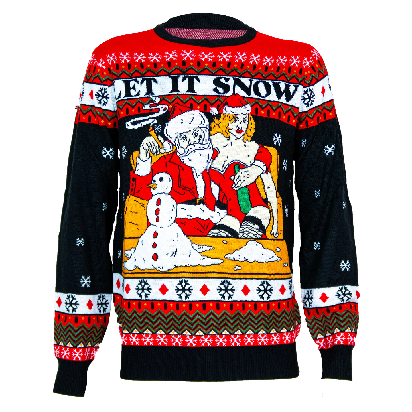 Pull de Noël moche Gangster Santa